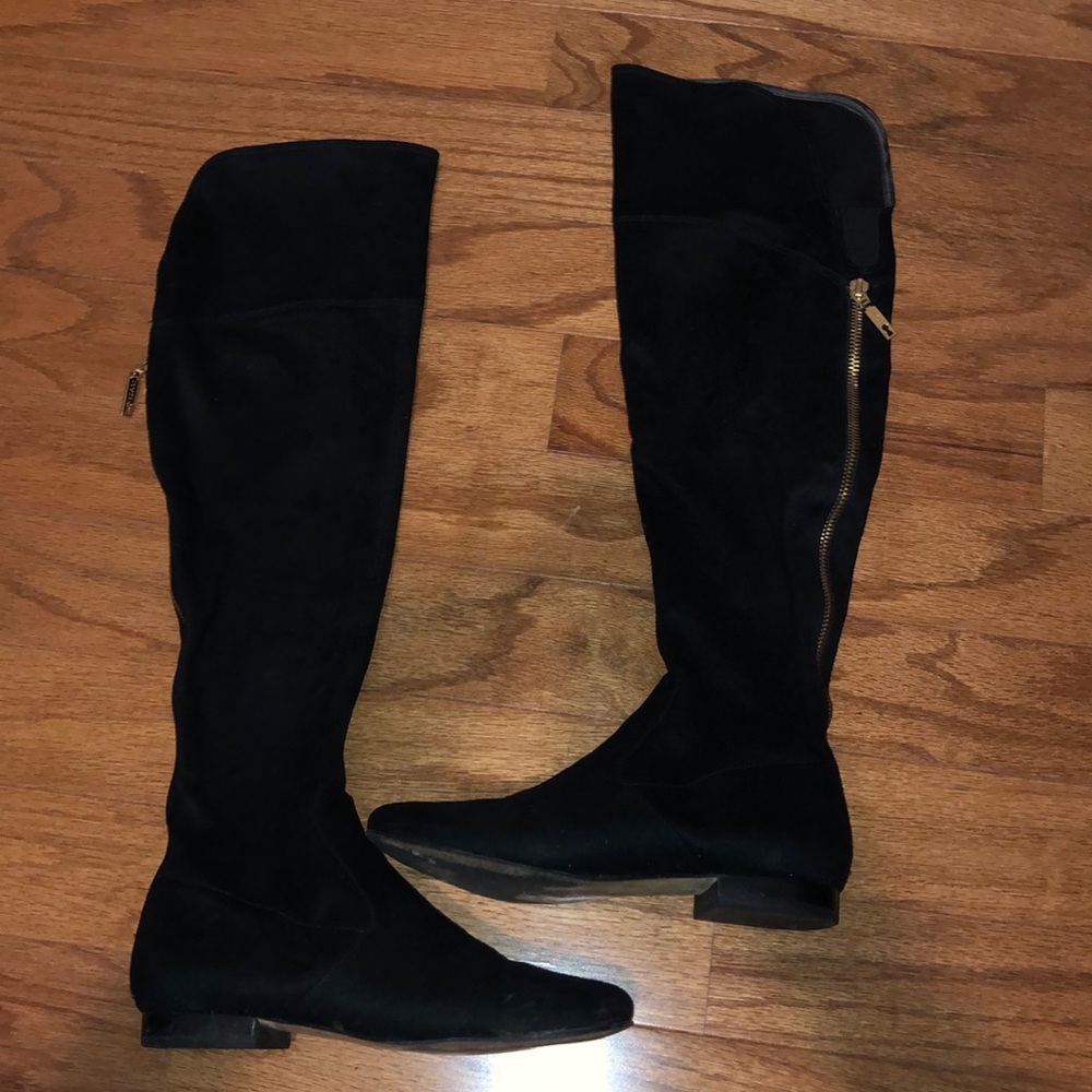 Ivanka Trump over the knee black boots 6M